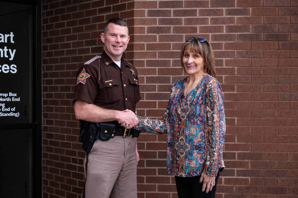 Captain Mike Culp and Treasurer Cindy Chadwell - Elkhart County Sheriff's Office Election 2026