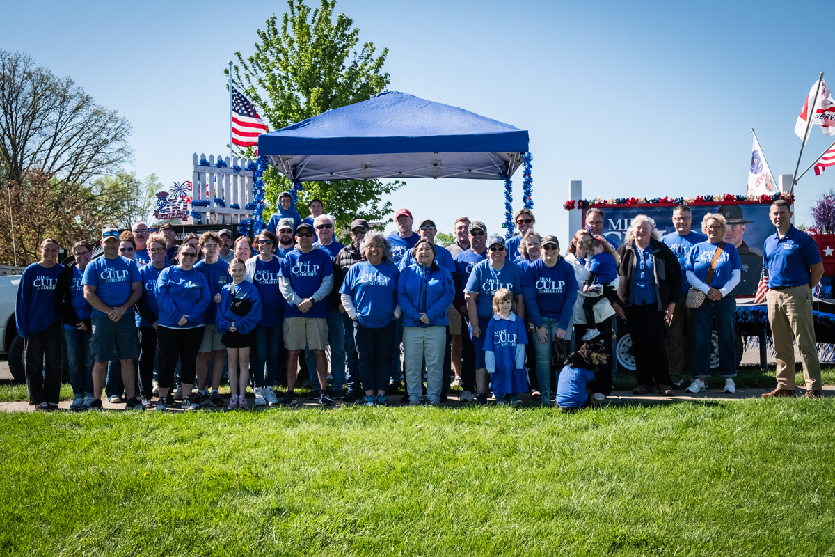  Wakarusa 2026 Maple Syrup Festival Parade - Culp for Sheriff, Elkhart County - Group Photo