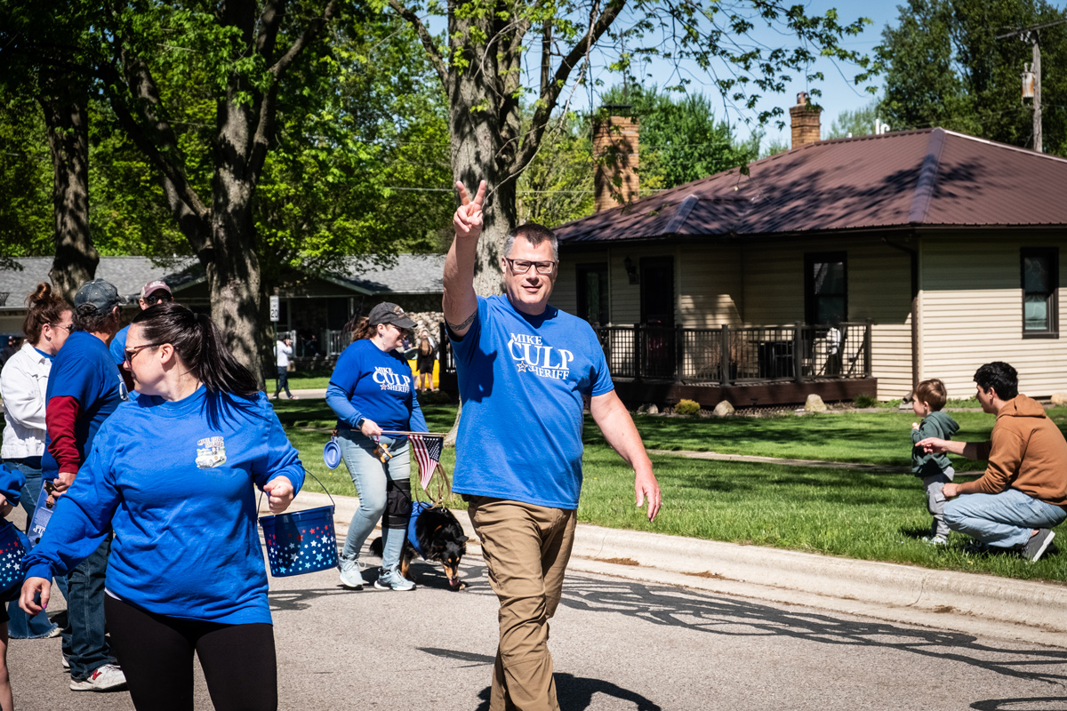 Wakarusa 2026 Maple Syrup Festival Parade - Culp for Sheriff, Elkhart County - Jeff Siegel